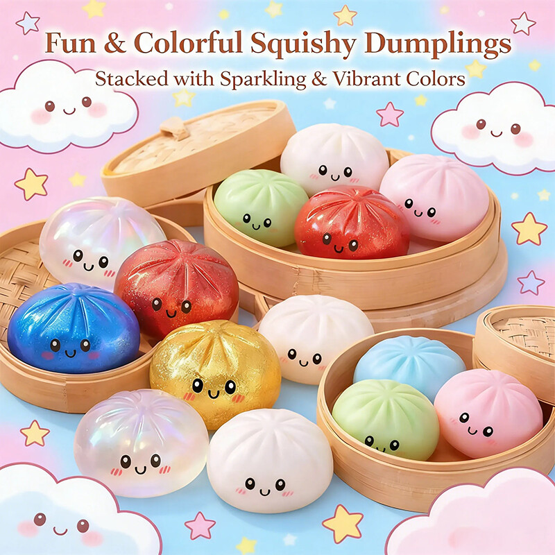 Kids Toys Dumplings - متوفر في المخزون: لعبة الأطفال المتفجرة