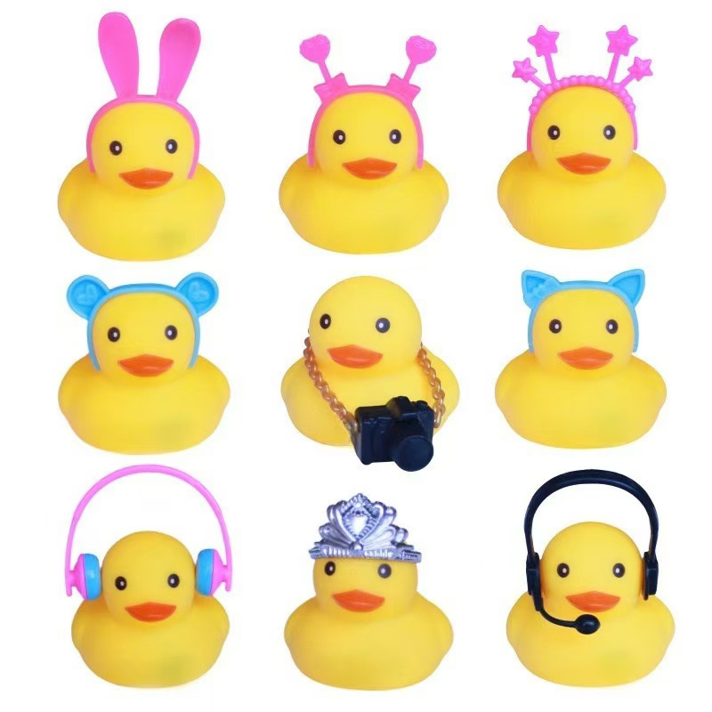 Rubber Duck Bath - 10 قطعة ملحقات البطة المطاطية ملحقات