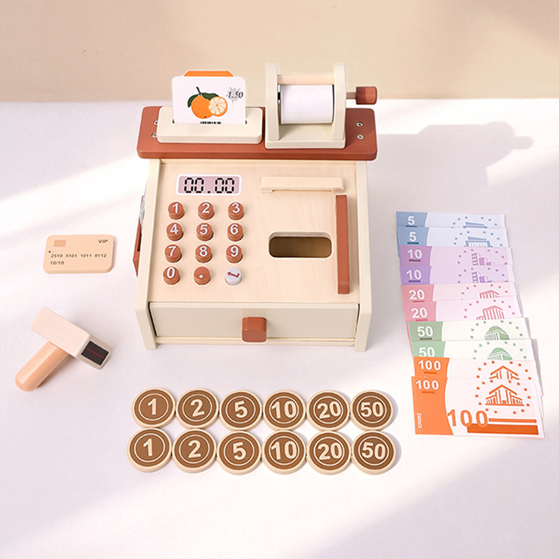 Toy Cash Register - أدوات محاكاة آلة تسجيل النقد للأطفال