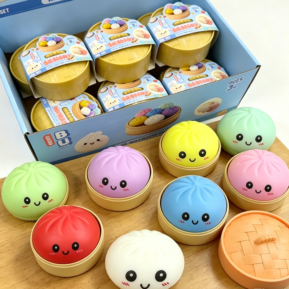 Kids Toys Dumplings - لعبة فيدجيت على شكل زلابية ملونة