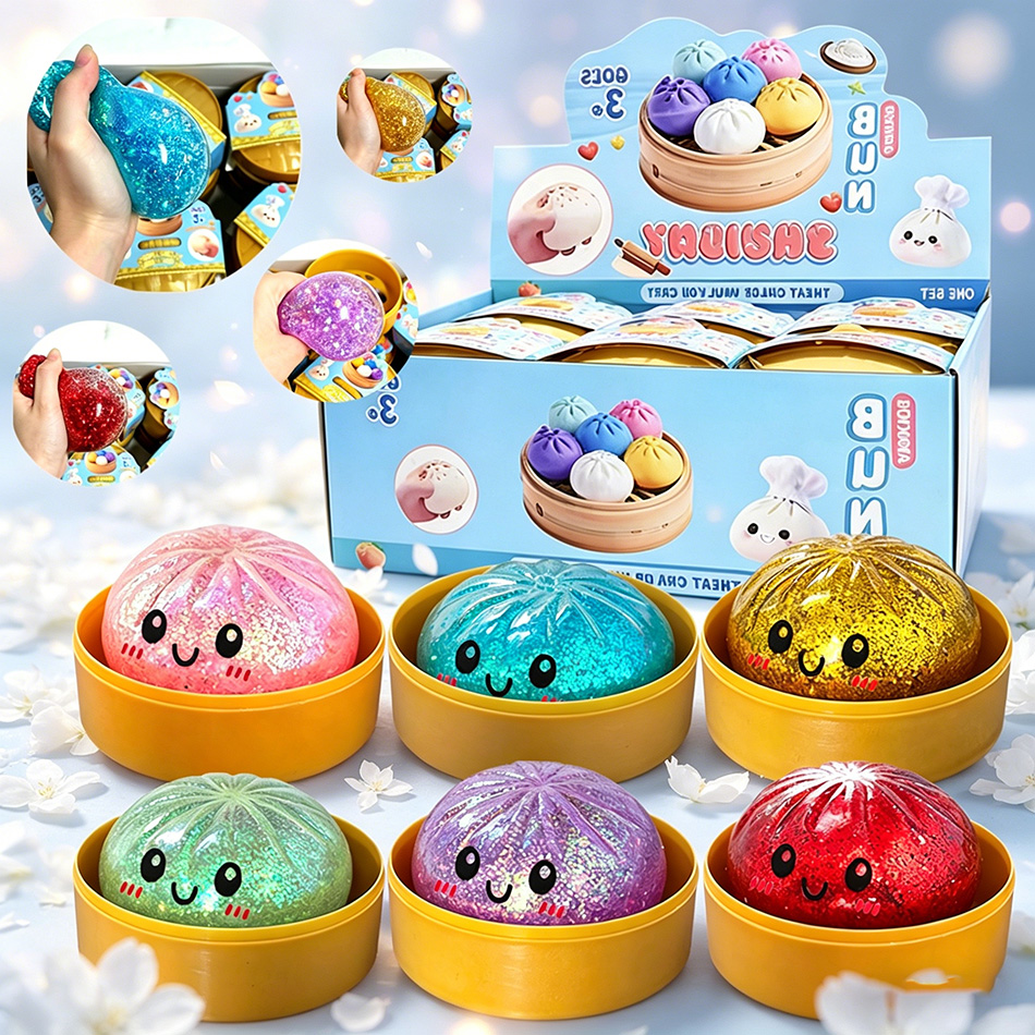 Kids Toys Dumplings - لعبة سكويشي على شكل زلابية مع