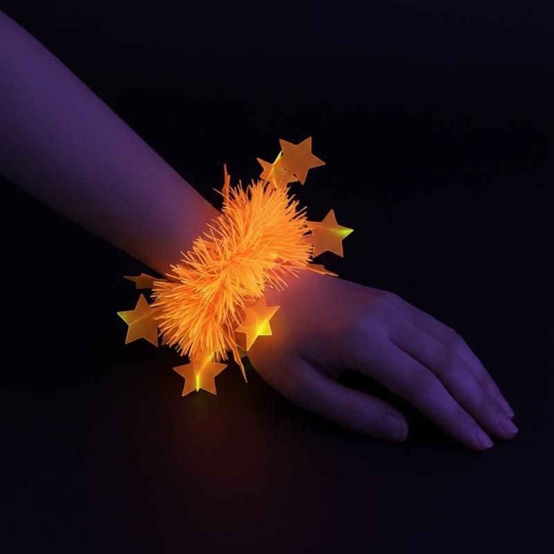 Glow In Dark Stars - مجموعة نيون جلو ستار لي من