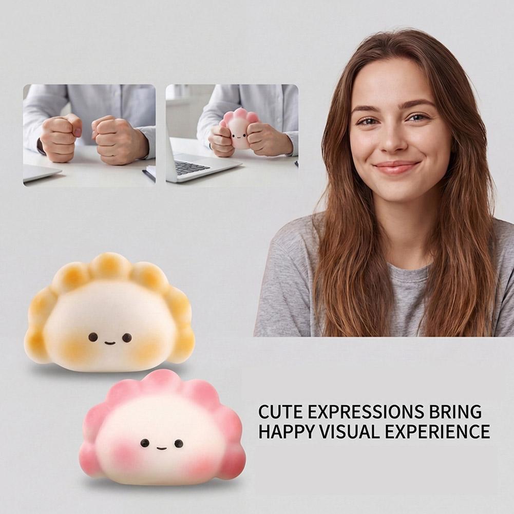 دمية سكويشي لطيفة على شكل زلاب - مراجعة Kids Toys Dumplings وسعره