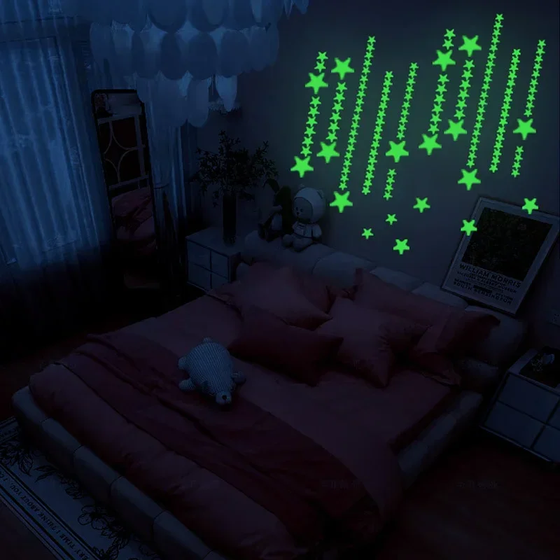 ملصقات جدار مضيئة لغرف الأطفال - مراجعة Glow In Dark Stars وسعره