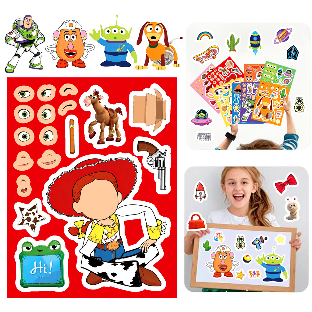 ملصقات تشكيل الوجوه من فيلم تو - مراجعة Kids Toys Xmas وسعره