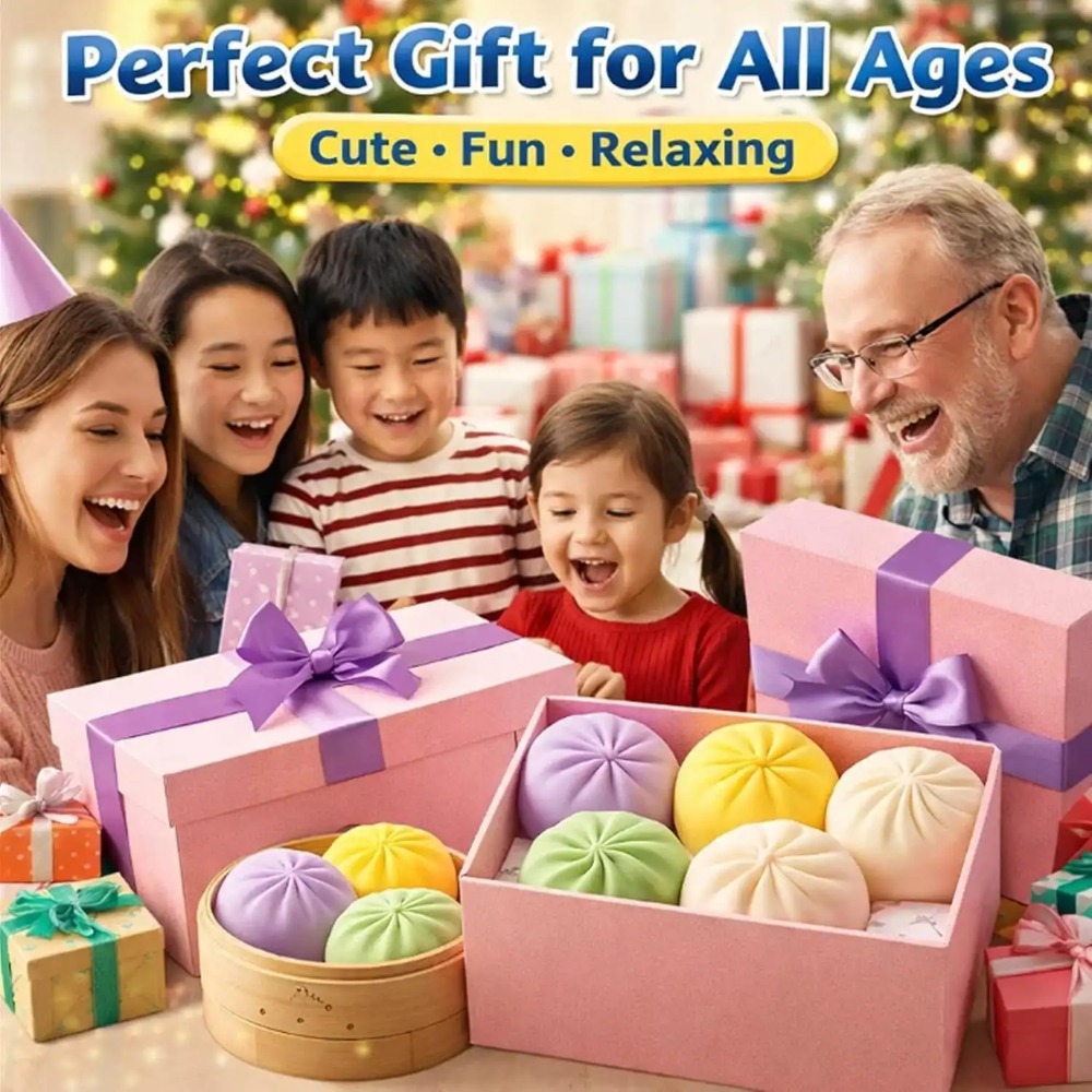 لعبة ضغط ناعمة على شكل زلابية  - مراجعة Kids Toys Dumplings وسعره