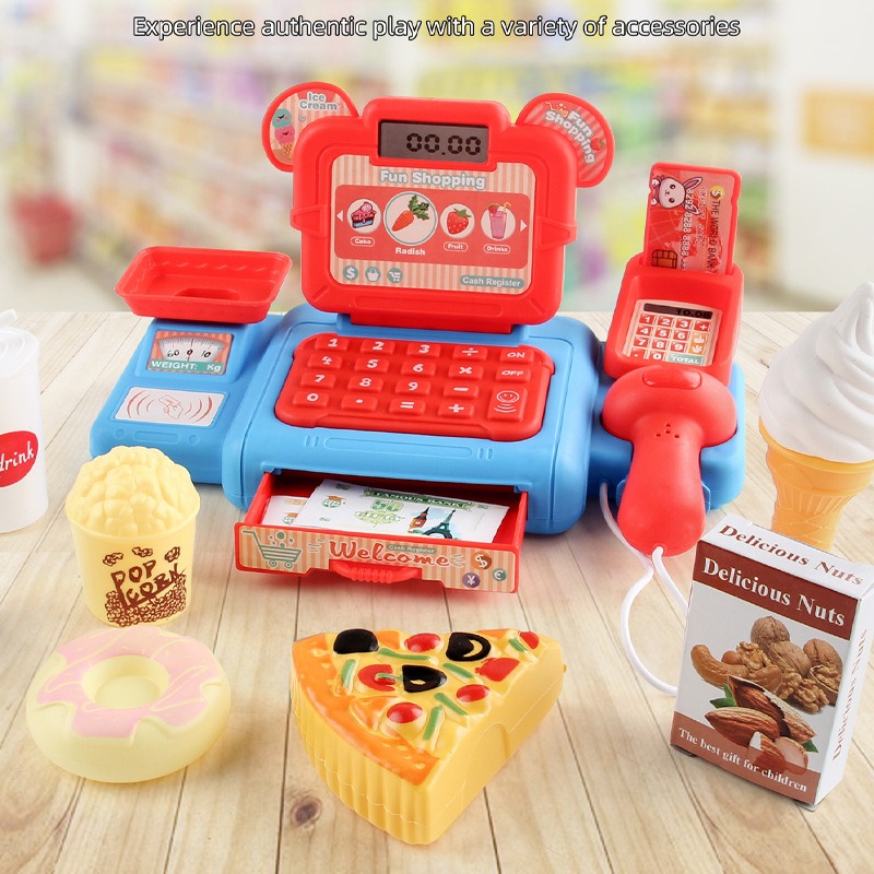 لعبة أطفال للتظاهر بالسوبر مار - مراجعة Toy Cash Register وسعره