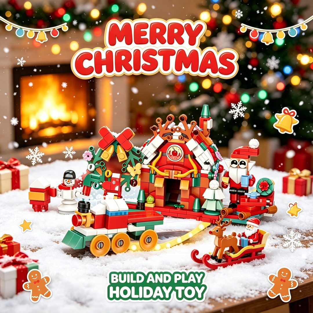 مجموعة مكعبات بناء عيد الميلاد - مراجعة Kids Toys Quality وسعره