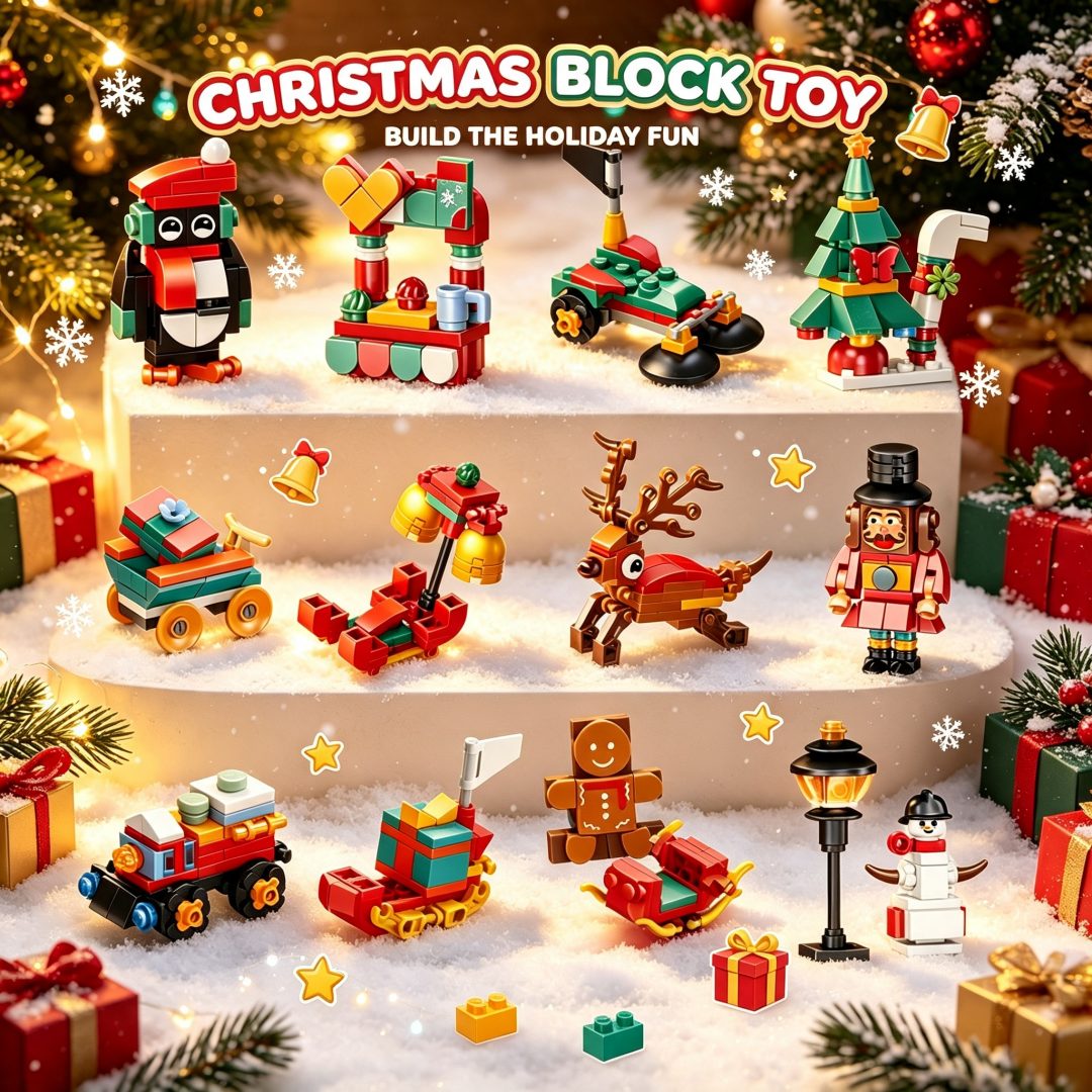 مجموعة مكعبات بناء عيد الميلاد - مراجعة Kids Toys Quality وسعره