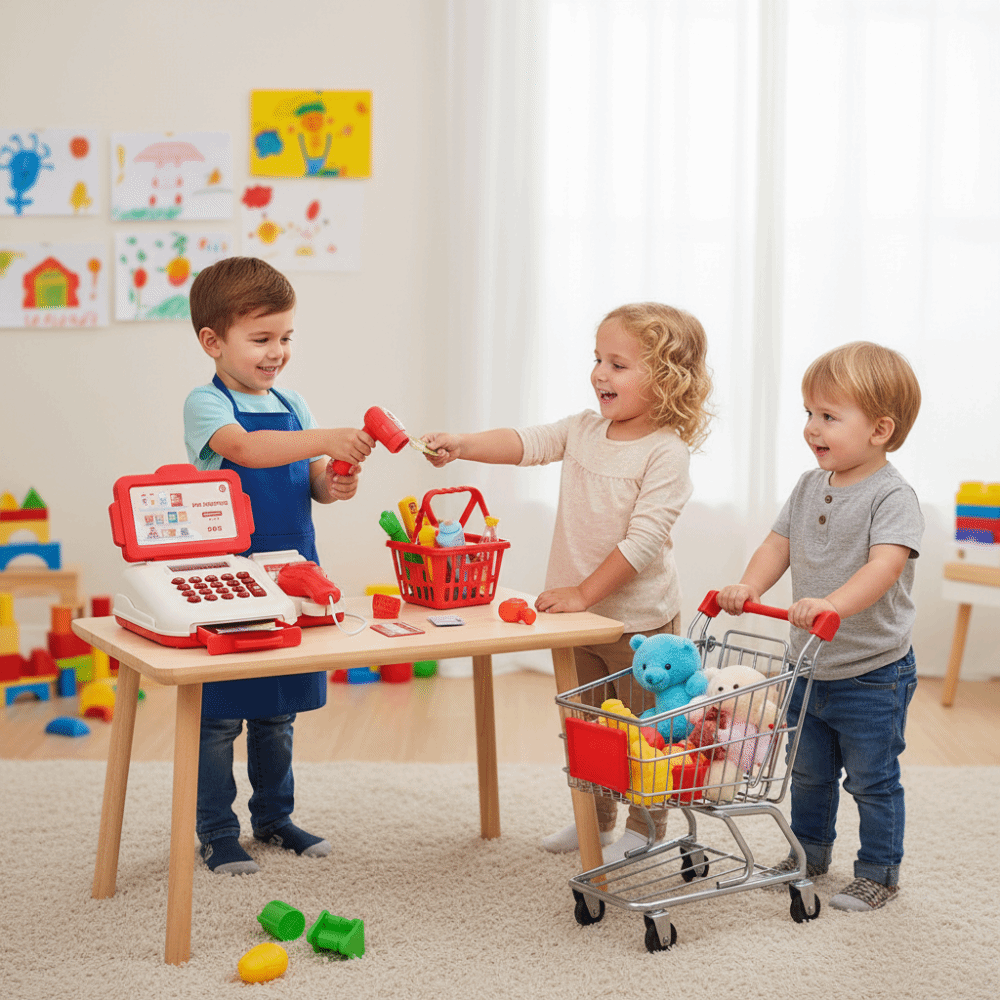 لعبة محاكاة آلة تسجيل المدفوعا - مراجعة Toy Cash Register وسعره