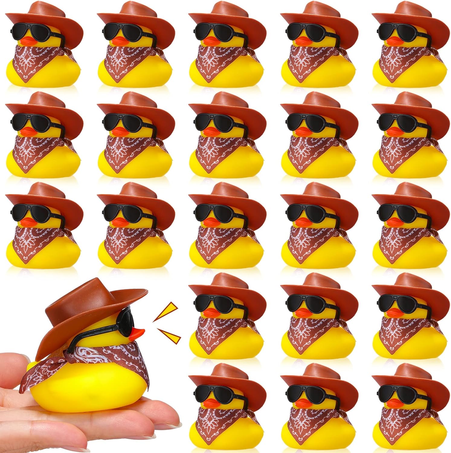 6/12/24/48 Set Cowboy Rubber D - مراجعة Rubber Duck Bath وسعره