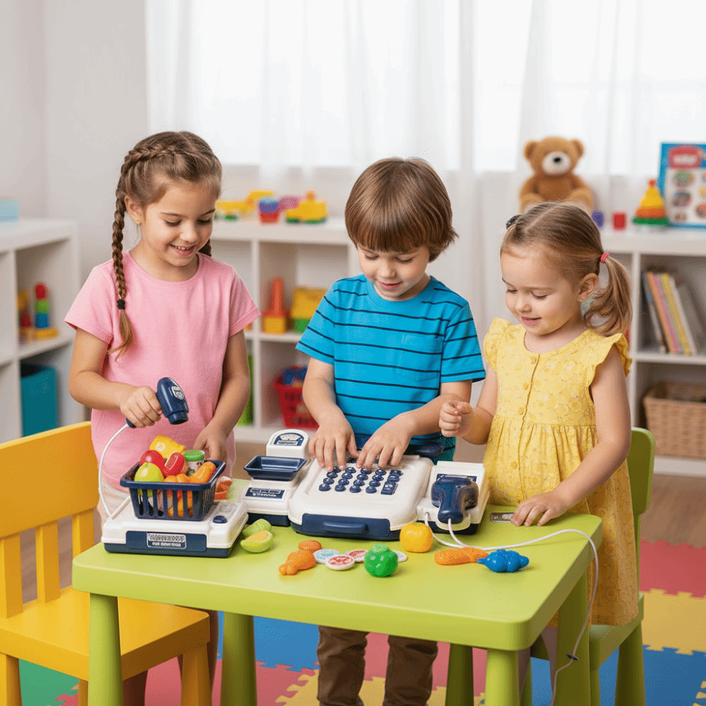 لعبة محاكاة آلة تسجيل المدفوعا - مراجعة Toy Cash Register وسعره